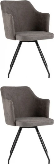 УТ000037546 Стул Слинг вращающийся серо-коричневый 2 шт Stool Group (арт.УТ000037546)