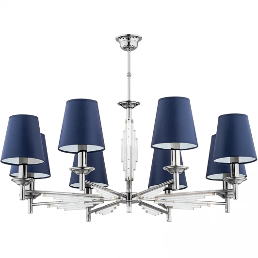 FEL-ZW-8(N/A) Потолочная люстра на штанге Kutek Fellino FEL-ZW-8(N/A) (220V, хрусталь Swarovski)