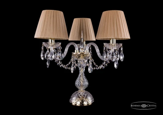 1406L/3/141-39/G/SH37-160/ Интерьерная настольная лампа Bohemia 1406 1406L/3/141-39/G/SH37-160/