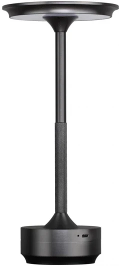 5034/6TL Настольная лампа с аккумулятором 5034/6TL черный никель/металл/акрил LED 6W 3000K-5700K 300Лм Odeon Light Tet-A-Tet (12V, диммер, сенсорный выключатель, круглые)