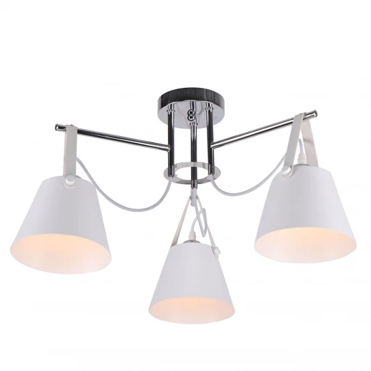 MD.1190-3-S CH+WH Потолочная люстра Imex MD.1190-3-S CH+WH