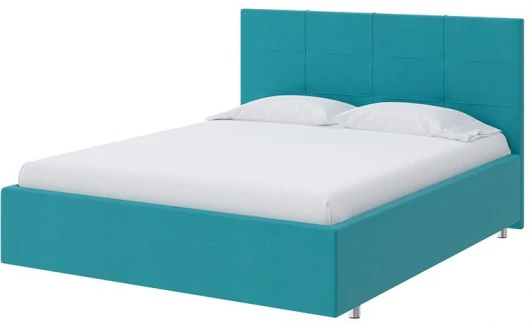 1910805 PROxSON Кровать Neo (Ткань: Велюр Forest 562 Голубой) 200x190
