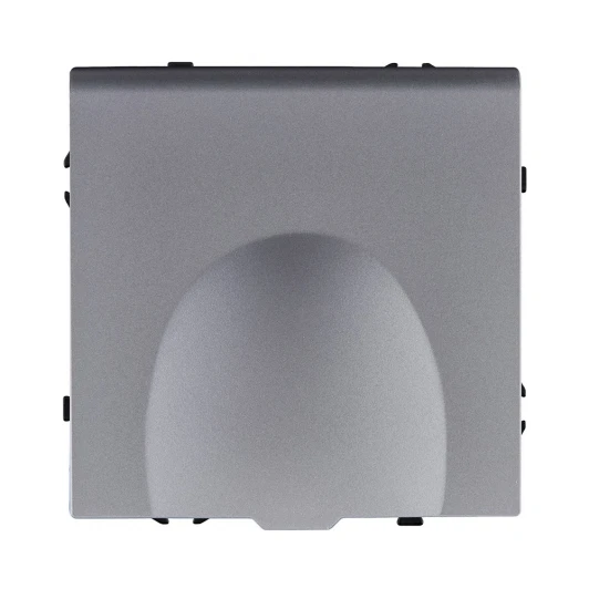 EC-015GY Розетка штепсельная SCHUKO 16A/250 В с крышкой, серый Kollinger Eclipse EC-015GY