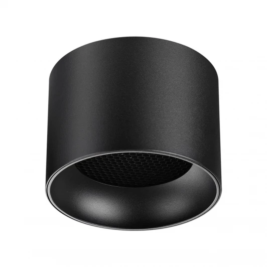 371010 Светильник накладной Novotech Gemini 371010 черный IP20 GX53 12W 220V