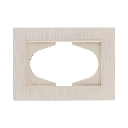 EP120GD Рамка для двойной розетки золотой Kollinger Eleganz Plex EP120GD