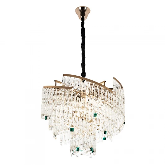 ML.7071.12 GD Подвесная люстра хрустальная Modelux MODELUX ML.7071.12 GD