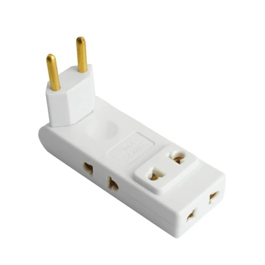 50069 Разветвитель сетевой 4-х местный без заземления (белый) Stekker 50069