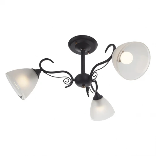 277/3PF-Black Потолочная люстра IDLamp Marsell 277/3PF-Black