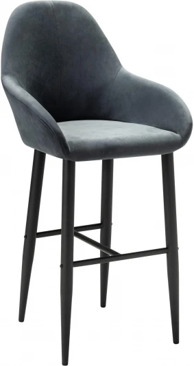 410219142h_Diaggrey_черн_БАР Кресло Бар.Kent Diag grey/черный R-Home арт.410219142h_Diaggrey_черн_БАР