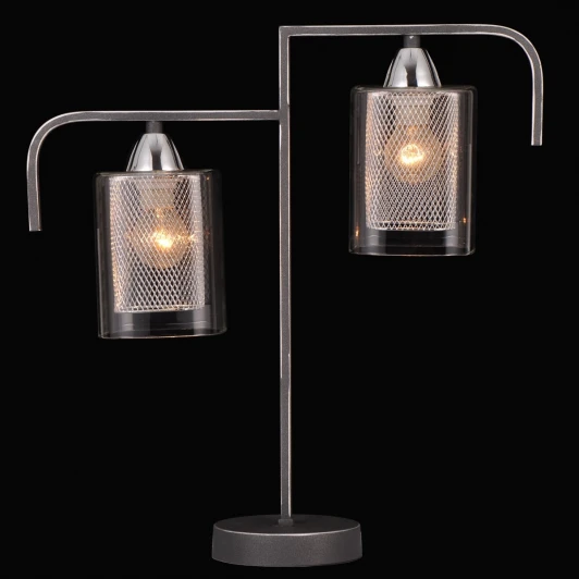 75066/2T STAIN SILVER Интерьерная настольная лампа Natali Kovaltseva 75066/2T STAIN SILVER