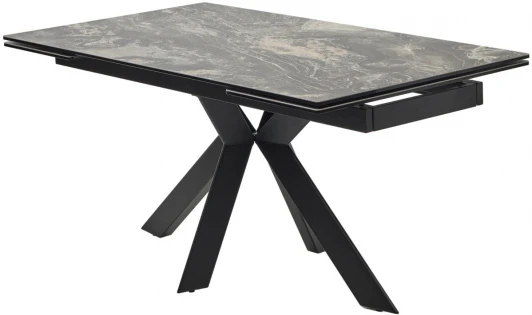 614M05693 Стол M-City BELLUNO 160 KL-176, итальянская керамика/ черный каркас