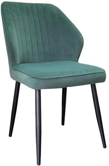 00-00063446 Стул 222М микровелюр Z39 авокадо, ножки черные Dikline 00-00063446