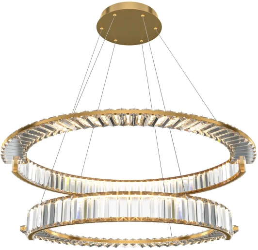P097PL-L90BS3K Подвесной светильник ярусный Maytoni Krone P097PL-L90BS3K (LED, 220V, на тросе, кольцо)