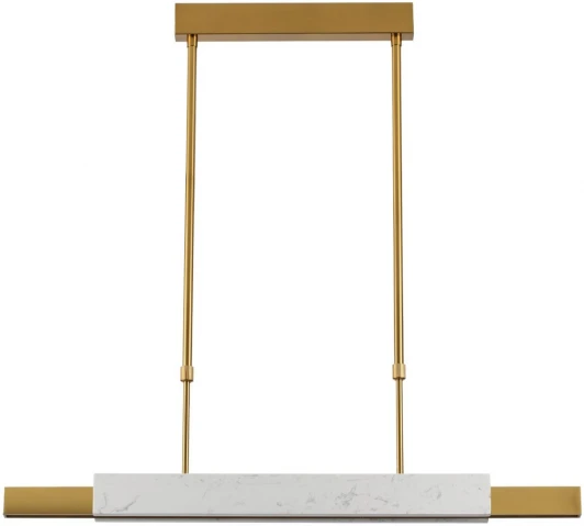 4359/25L Подвесной светильник Odeon Light Marmi 4359/25L MIDCENT белый мрамор/антич. бронза/металл/акрил IP20 LED 25W 3000K 220V