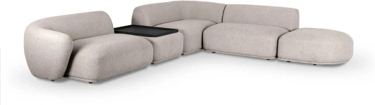 857064 Диван Fabro ОГОГО (арт.857064), (Ткань,Букле/Бежевый)