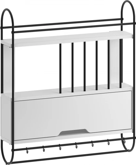 LEV00945 Шкаф настенный HOLI KITCHEN SHELF LEVE (ЛДСП/Белый) арт.LEV00945