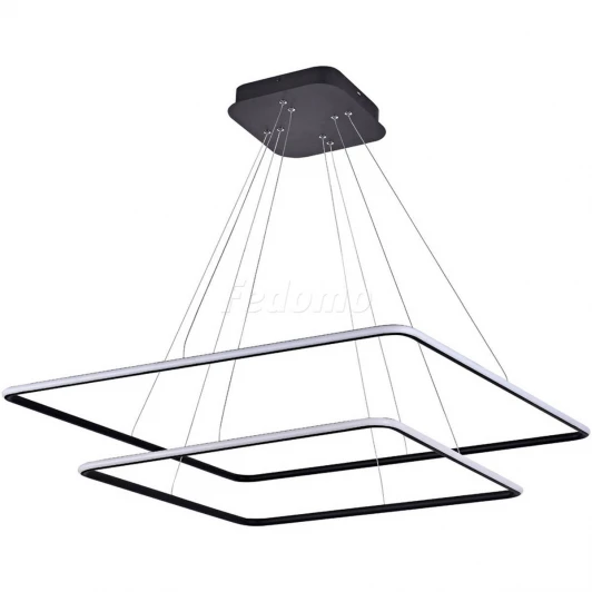 S111024/2SQ 105W Black Out Люстра подвесная светодиодная Donolux, 2 плафона, 105W, черный с белым