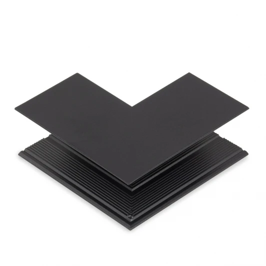 AM545 BK SMART Угловой соединитель внешний для накладного шинопровода черный AM Group AM545 BK SMART