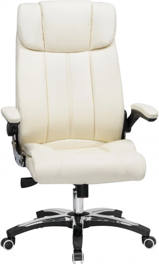 107B-LMR RONALD, цвет кремовый Офисное кресло для руководителей RONALD (кремовый)