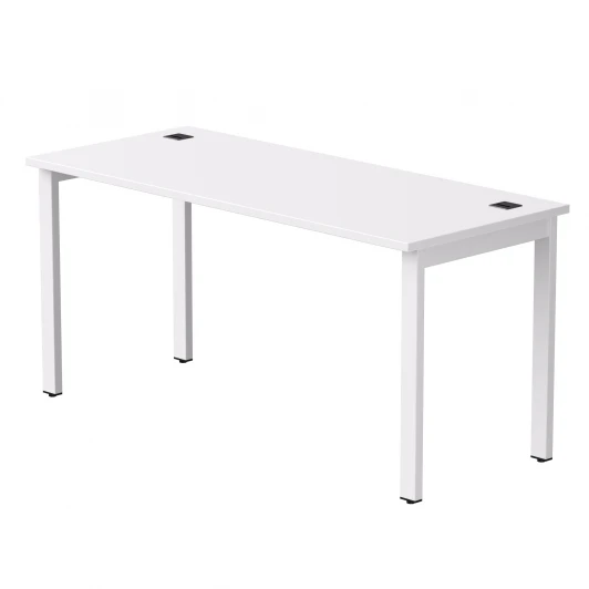 254S008W39003 Стол прямой Everprof EVO (ЭВО) на металлокаркасе 1580х670х755 мм Белый/Белый 254S008W39003