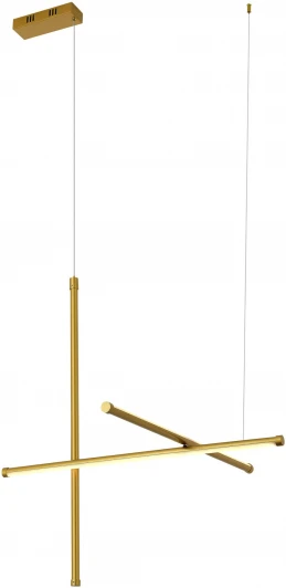 SL6207.213.37 Подвесной светильник ST Luce Retico SL6207.213.37 Матовое золото LED 1*37W 3000K (220V, на тросе)