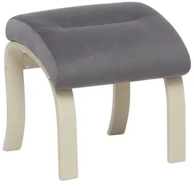 4687206374270 Пуф Leset Лион универсальный (Фанера,Шпон,Велюр/Слоновая кость) арт.4687206374270