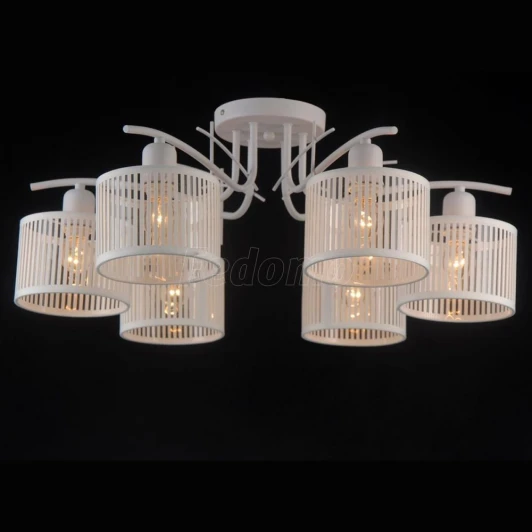 AMSTERDAM 81053-6C SATIN WHITE Люстра потолочная Amsterdam AMSTERDAM 81053-6C SATIN WHITE