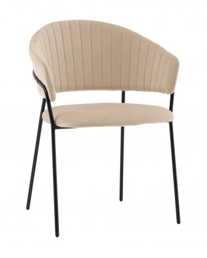 УТ000041620 Стул Бруно NEW велюр кремовый Stool Group арт.УТ000041620