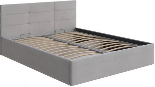 2028319 PROxSON Кровать Vector с бельевым ящиком (Ткань: Велюр Ultra Серый камень) 90x200