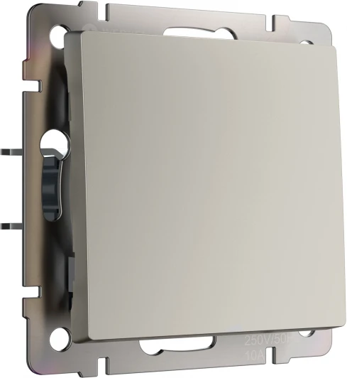 W1210004 Выключатель одноклавишный (дымчатый) Werkel W1210004