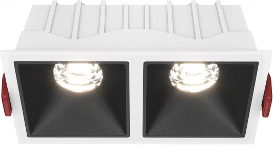 DL043-02-10W4K-D-SQ-WB Встраиваемый светильник Alfa LED 4000K 2x10Вт 36° Dim Triac Maytoni Technical DL043-02-10W4K-D-SQ-WB (220V)