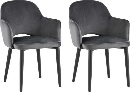 УТ000038666 Стул Stool Group Венера велюр серый 2 шт