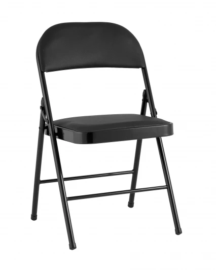 УТ000042551 Стул складной GJ-22 чёрный иск.кожа Stool Group УТ000042551