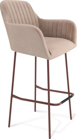2246343301 Стул барный Sheffilton SHT-ST38-1/S29 латте/медный металлик