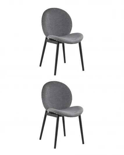 УТ000036658 Стул Stool Group Эллиот ткань альпака серый 2 шт. УТ000036658