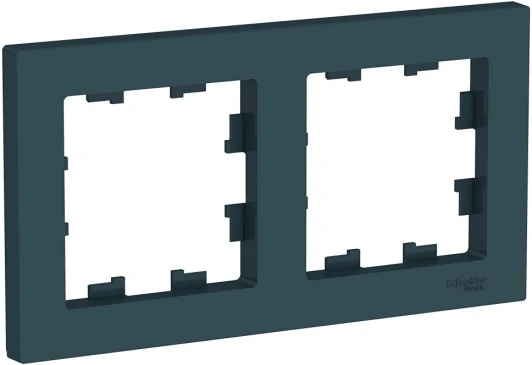 ATN000802 Рамка на 2 поста (изумрудный) Systeme Electric AtlasDesign ATN000802