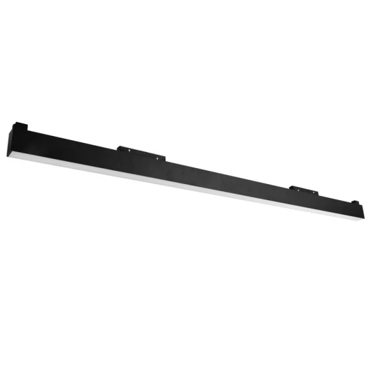 WMLY-40W/05B Трековый светодиодный светильник магнитный Wolta WMLY-40W/05B 40Вт 3000К 48В IP40 черный