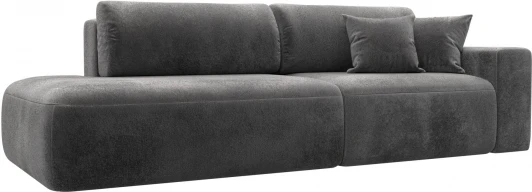 127717 Диван прямой Лига-036 НПБ Модерн подлокотник справа Лига Диванов (Велюр) арт.127717