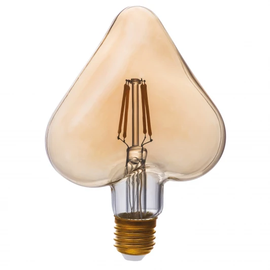 TH-B2189 Лампочка светодиодная филаментная прозрачная груша E27 4W Thomson Deco Heart TH-B2189