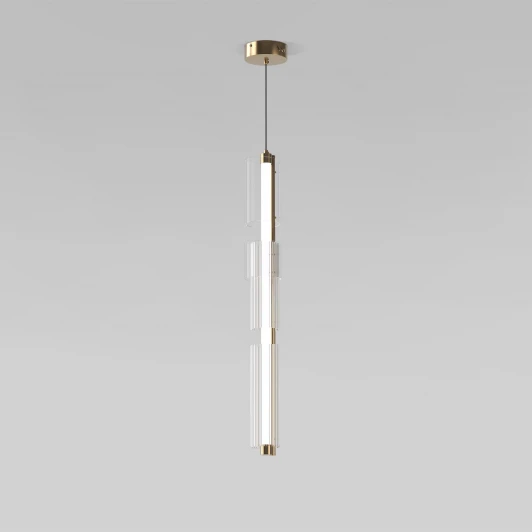 304071 LED латунь Подвесной светильник Eurosvet Selina 304071 LED латунь