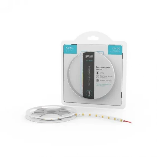 BT001 Светодиодная лента Gauss Basic BT001