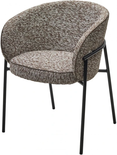 619M05462 Стул GUST цвет бежевый TOPIC 410 / черный каркас / Товарный знак DISAUR