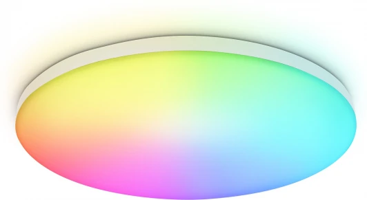 FZ2001 Потолочный светильник RGB круглый светодиодный с пультом и управлением смартфоном Ambrella ORBITAL FZ2001 (220V, умный дом - Алиса, Tuya Smart, Алекса, Smart Home, круглые, IP54)