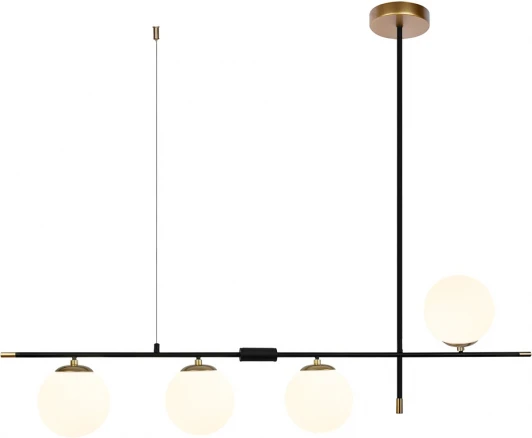 A2225SP-4BK Потолочная люстра на штанге Arte Lamp A2225SP-4BK (220V, на тросе, шарики, асимметрия)