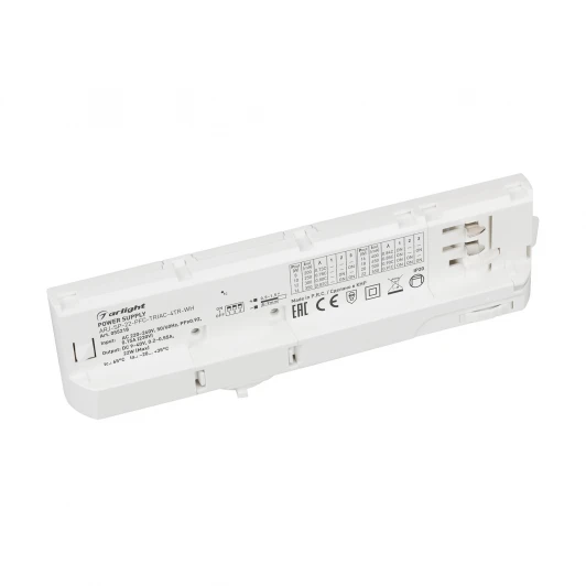 055218 Блок питания для трековых систем ARJ-SP-22-PFC-TRIAC-4TR-WH (22W, 9-40V, 0.2-0.55A) (Arlight, IP20 Пластик) 055218