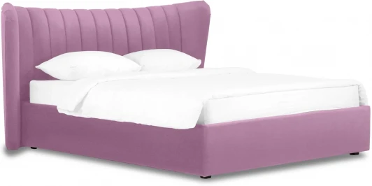 636850 Кровать Queen Agata Lux ОГОГО (арт.636850), (Ткань/Сиреневый)