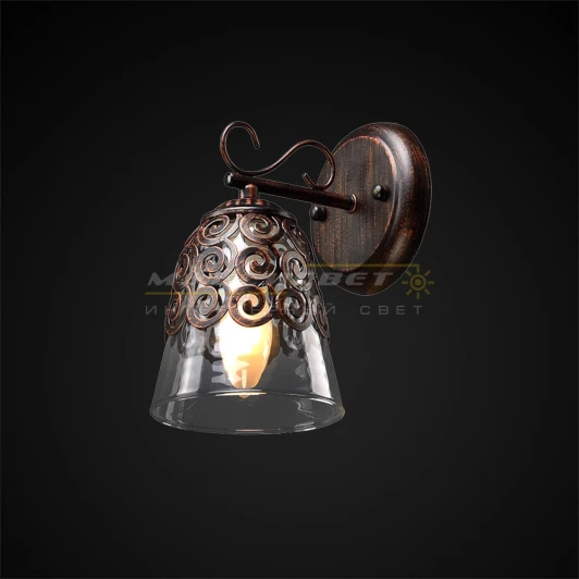 3-9375-1-BR E14 Бра Максисвет 9375 3-9375-1-BR E14