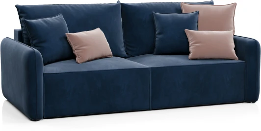 AAA41668005 ПОРТЛЕНД Диван прямой синий D1 furniture арт.AAA41668005