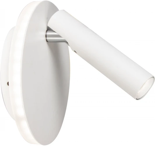 20019SMA/01LED SWH Спот настенный с подсветкой 20019 20019SMA/01 LED 9+3W 4200K белый матовый