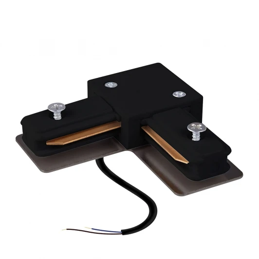 85012/00 Соединитель электрический коннектор угловой с вводом питания для однофазного шинопровода Elektrostandard Basic System 85012/00 (a071303)